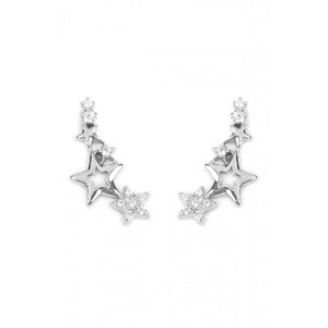 Seeing Stars Crawler Earrings (Silver)