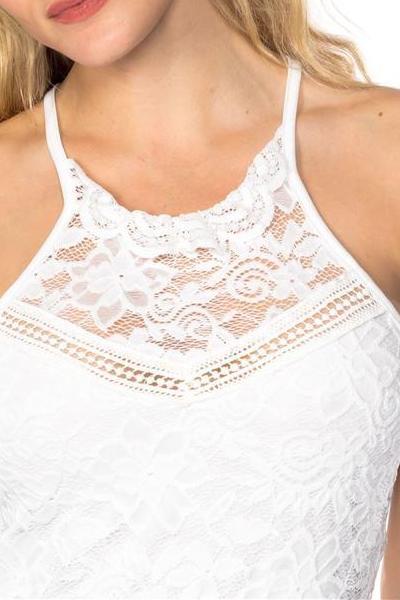 white strappy skater dress ASOS LUXE strappy cami bow detailed skater mini dress in white