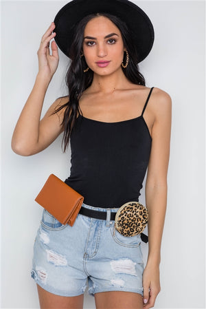 Into the Wild Double Fanny Pack Leopard Belt Bag