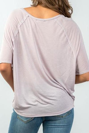 Classic Relaxed Tee (Lavender)