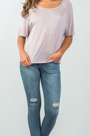 Classic Relaxed Tee (Lavender)