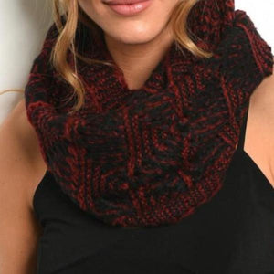 Garnet Soft Infinity Scarf