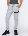 Zip It Up Moto Jogger Pants (Gray)