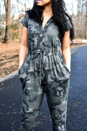 Platoon Camouflage Army Style Jumpsuit