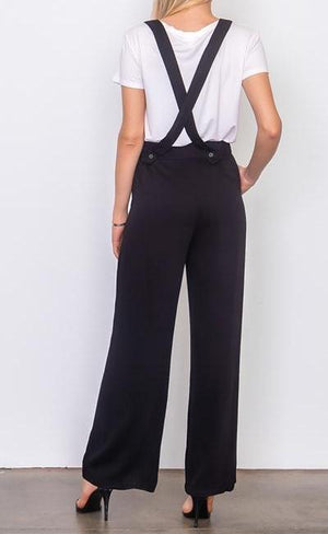 Blair Black Suspender Woven Pants