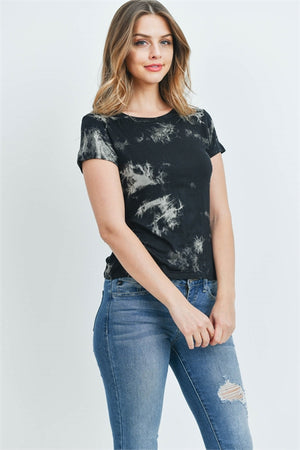 Chill Out Tie Dye T Shirt (Black)