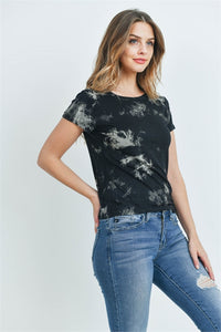Chill Out Tie Dye T Shirt (Black)